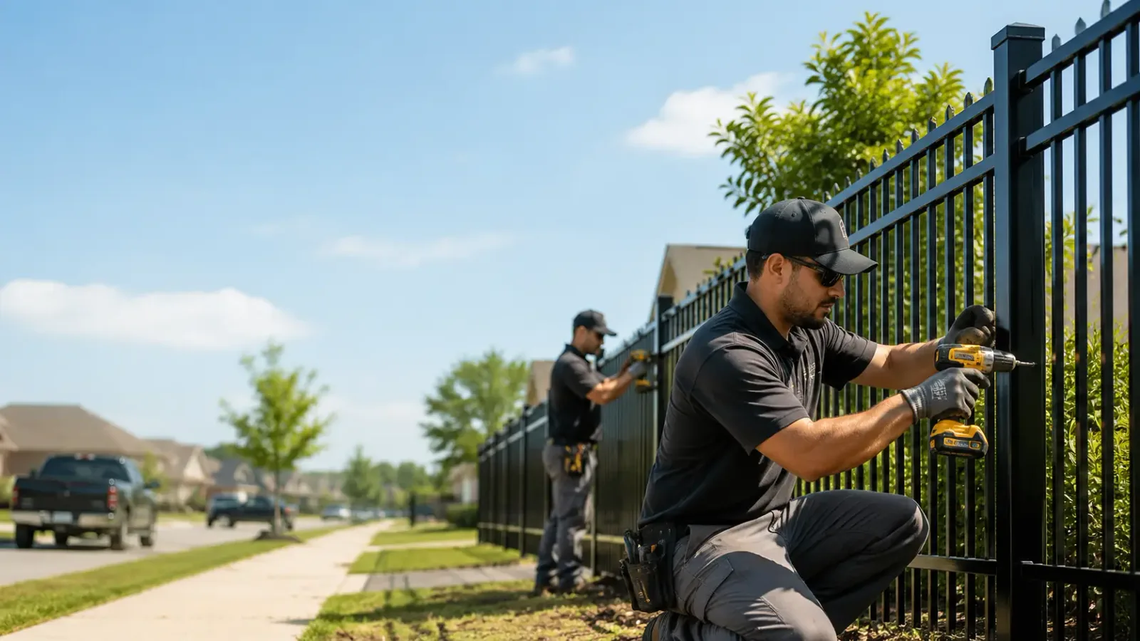 Metal Fence Installation in Oden, AR